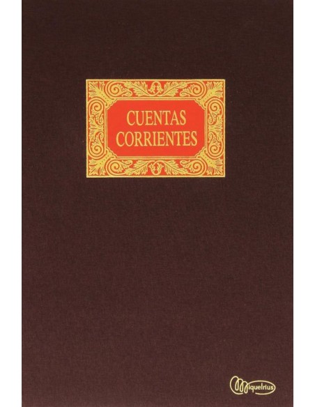 Libro cuentas corrientes fº 100 hojas